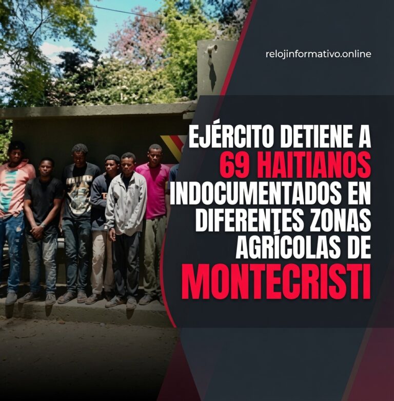 Ejército realiza operativos migratorios en zonas rurales de Montecristi